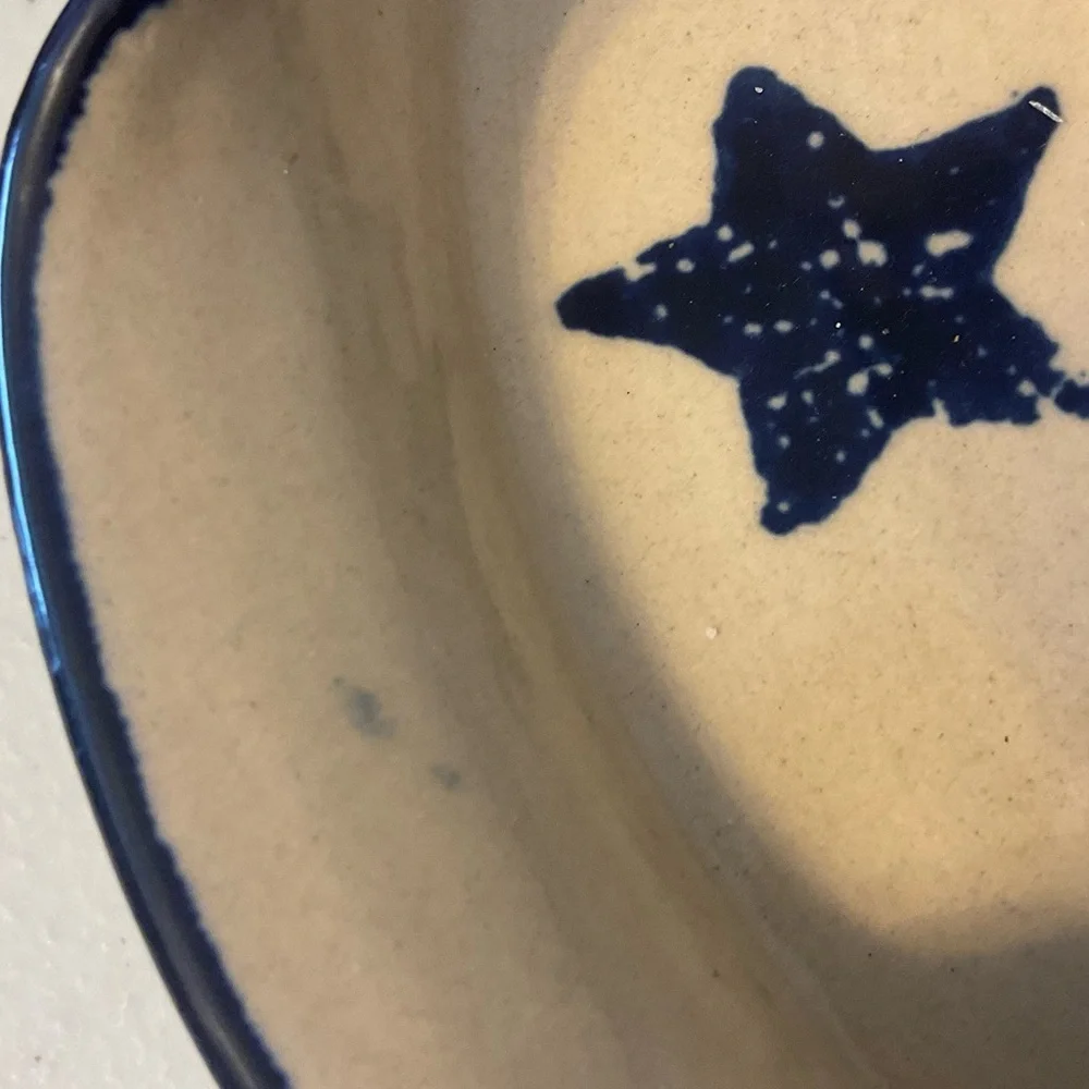 Vintage At Home American Marshall Pottery Chip and Dip Serving Dish